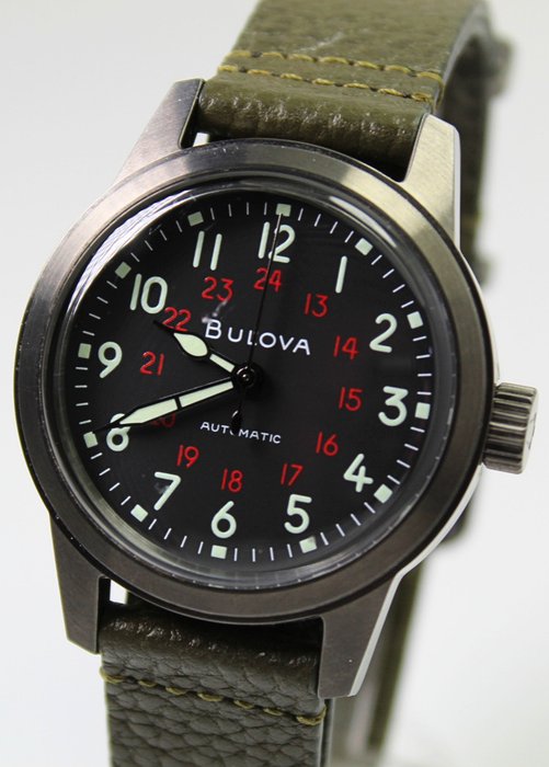 Preview of the first image of Bulova - Automatic Military Style - 98A255 - Men - 2011-present.