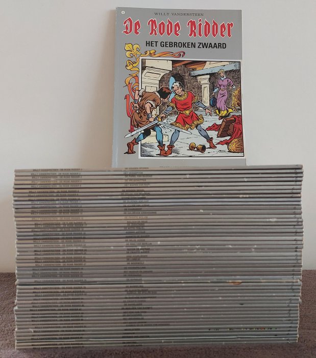 Preview of the first image of De Rode Ridder - Range 1 t/m 99 - Gekleurde Reeks - Softcover - Mixed editions (see description) -.