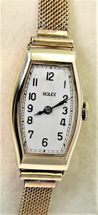 Preview of the first image of Rolex - 9kt Gold "NO RESERVE PRICE" Swiss Made - Women - 1901-1949.