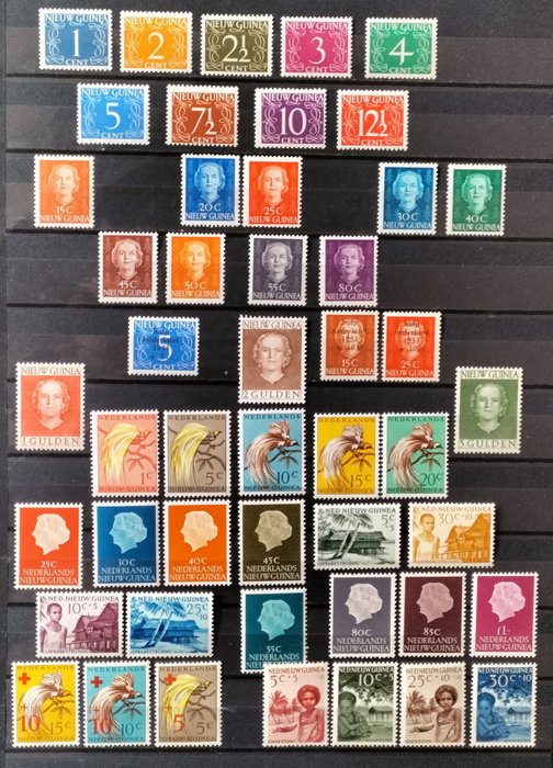 Preview of the first image of Netherlands New Guinea 1950/1962 - Complete collection.