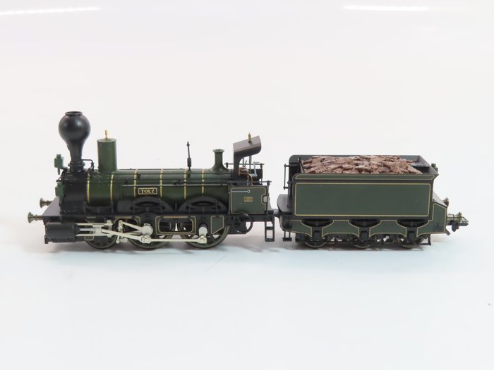 Image 3 of Märklin H0 - 34971 - Steam locomotive with tender - Series B VI "Tölz" with turf tender - K.Bay.Sts