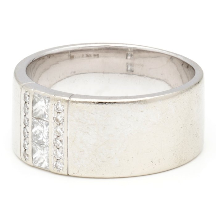 Image 2 of Le Chic - 14 kt. White gold - Ring - 0.15 ct Diamond - Diamonds