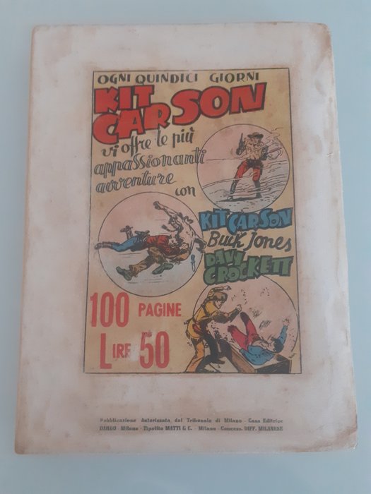 Image 2 of Grande Blek - Raccolta lire 200"I Predoni del mare" - Stapled - First edition - (1950)