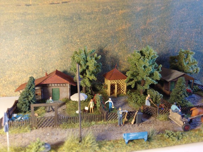 Image 3 of Faller, Noch, Preiser H0 - Scenery - Garden houses with many details, scene