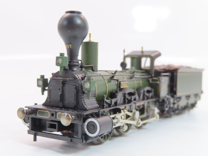 Preview of the first image of Märklin H0 - 34971 - Steam locomotive with tender - Series B VI "Tölz" with turf tender - K.Bay.Sts.