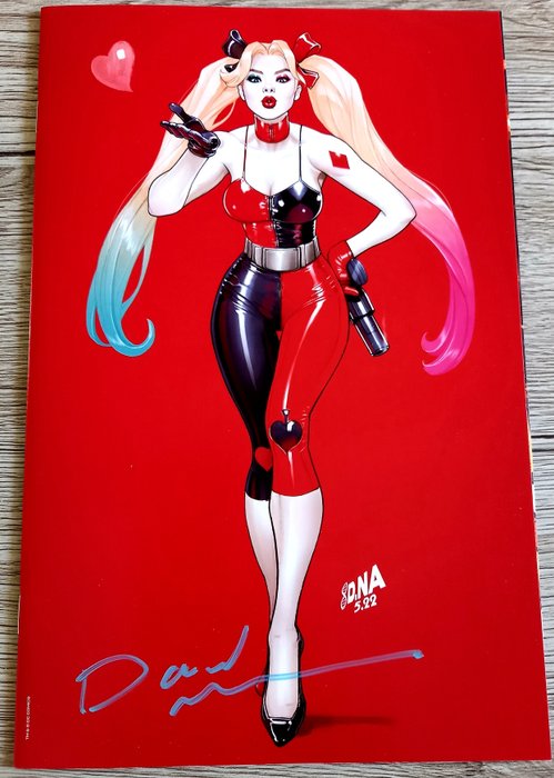 Preview of the first image of Harley Quinn #17 "Virgin Nakayama Cover" - Signed by Artist David Nakayama !!! With COA !! - First.