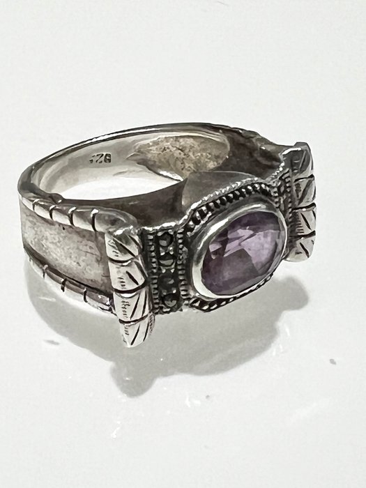 Image 2 of 925 Silver - Ring Amethyst
