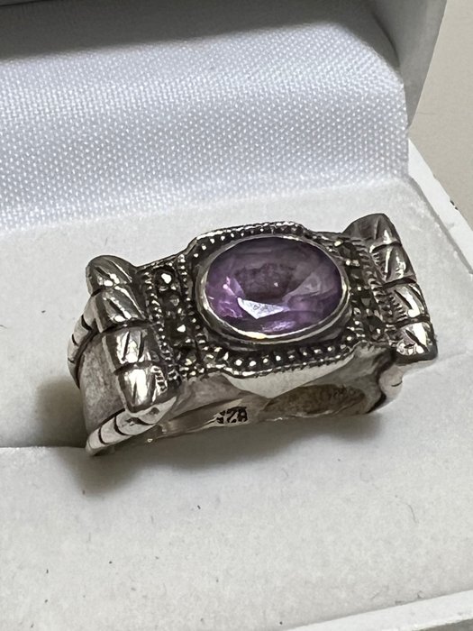 Preview of the first image of 925 Silver - Ring Amethyst.