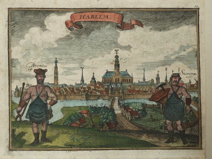 Preview of the first image of Netherlands, Haarlem; David Faßmann. - Harlem - 1721-1750.
