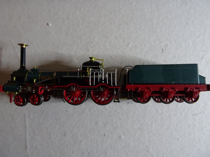 Image 2 of Trix H0 - 22519/42219 - Steam locomotive with tender - "Drache" - KPEV