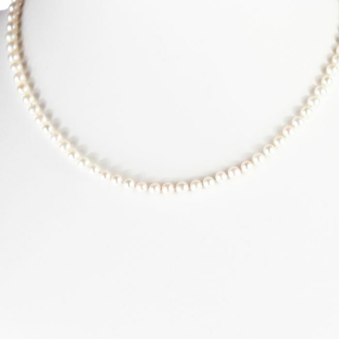 Preview of the first image of Intini Jewels - 18 kt. Gold, Yellow gold - Necklace - 86.50 ct Freshwater Pearl.