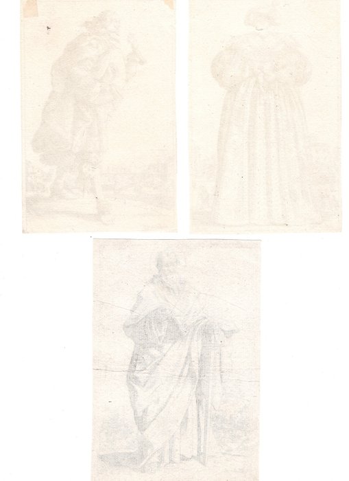 Image 3 of Jacques Callot (Nancy 1594-1635) - Gruppo di tre acqueforti di Jacques Callot