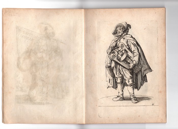 Image 2 of Jacques Callot (Nancy 1594-1635) - Serie completa I Mendicanti, 24 tavola - Da Les Gueux , XVIII se