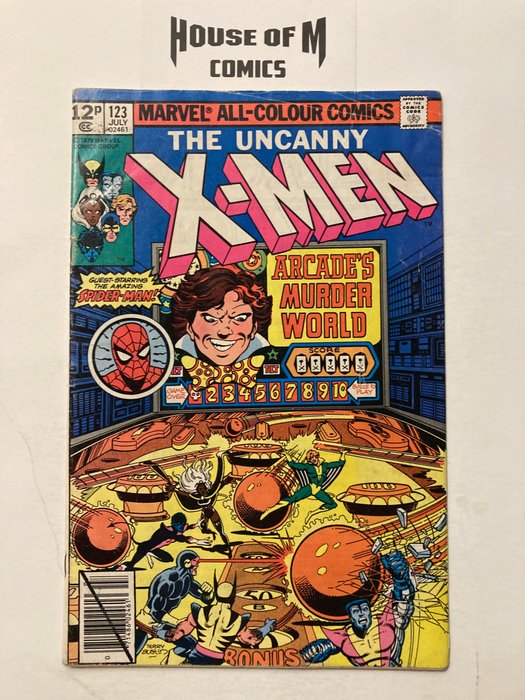Image 2 of Uncanny X-Men # 123, 124, 127 & 128 Bronze Age Gems! - appearance Spider-man, Arcade, Colleen Wing.