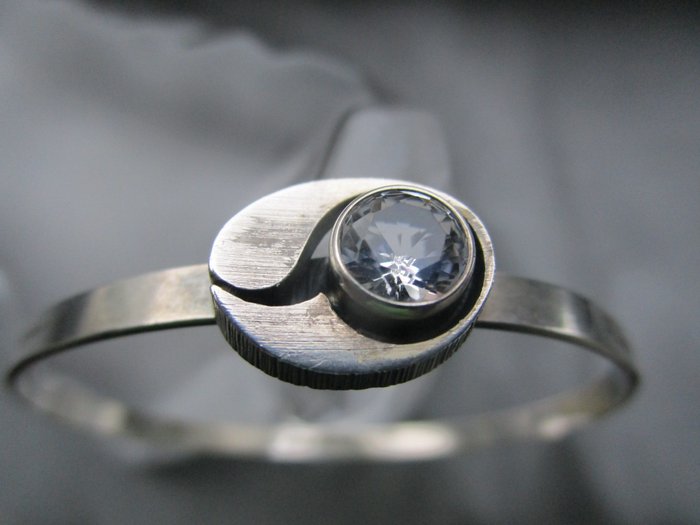 Image 2 of Karl Laine (Sten & Laine) Finland - 925 Silver - Bracelet - Rock Crystal