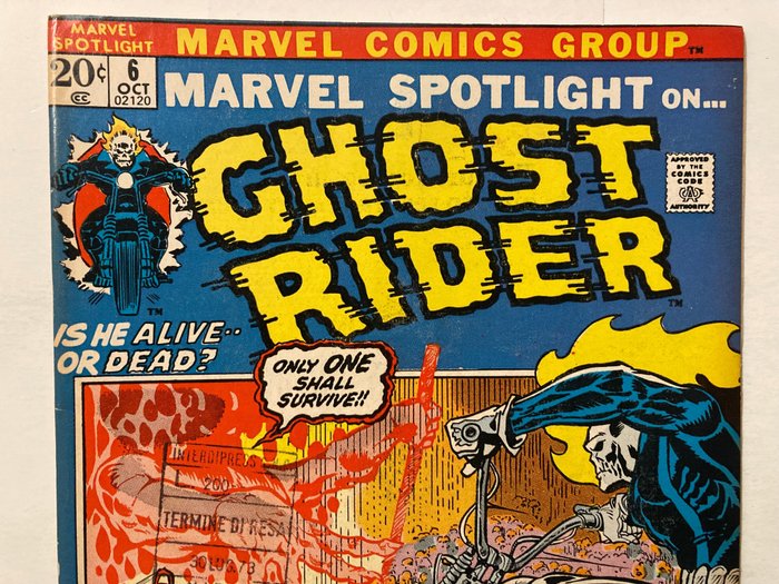 Image 2 of Marvel Spotlight # 6 Bronze Age Gem! With Mike Ploog Cover. - 2nd Appearance Ghost Rider. High Grad