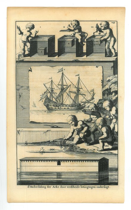 Image 2 of Anoniem (18e eeuw) - d'Onderdaling der Arke door verscheide betoogingen ondersogt