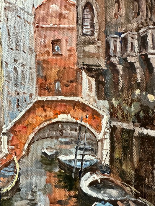 Image 3 of Rizzi Paolo Rizzi (XXème siècle) - Le petit pont(Venise)