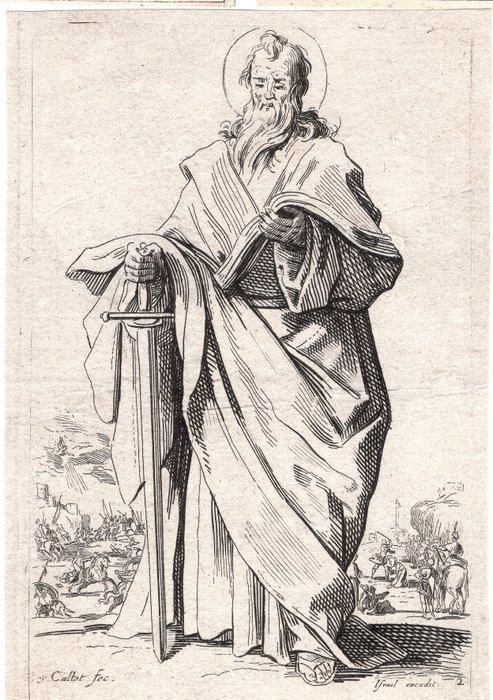 Image 2 of Jacques Callot (Nancy 1594-1635) - Gruppo di tre acqueforti di Jacques Callot