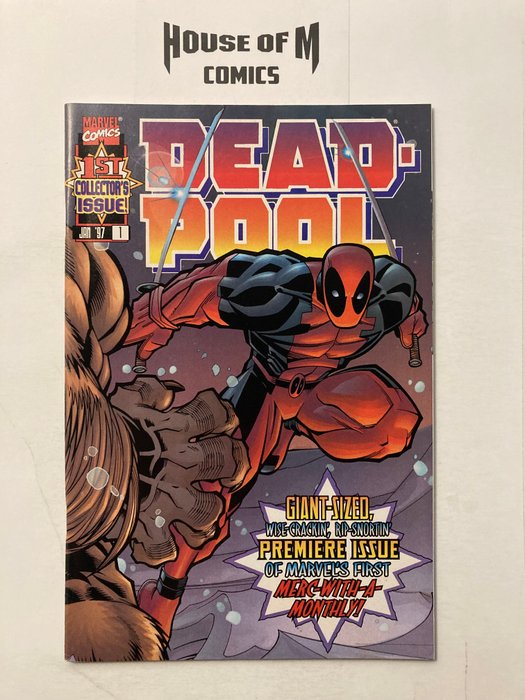 Preview of the first image of Deadpool # 1 "Hey, It's Deadpool (or...Deadpool #1)" - Very High Grade - Stapled - First edition -.