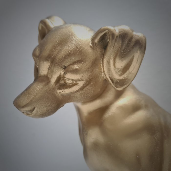 Image 2 of Rochard - Sculpture, Art Deco young dog
