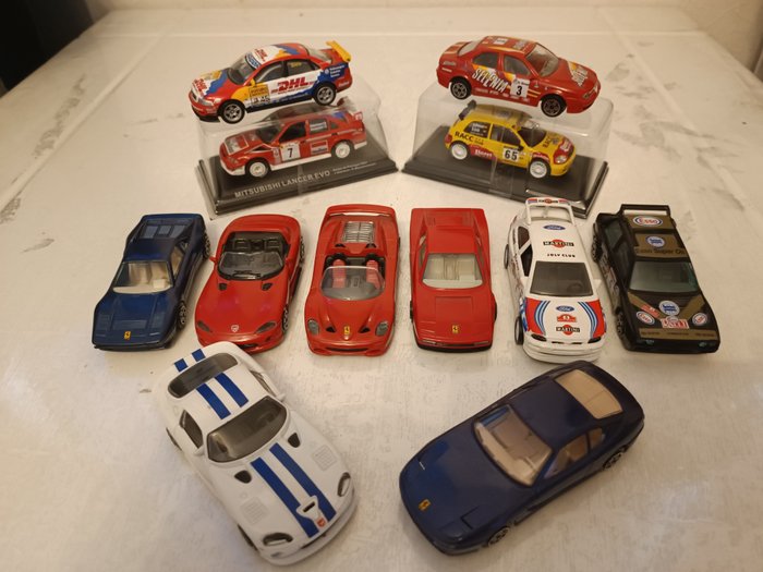 Preview of the first image of Editions Burago, Ixo Collection Rallyes - 1:43 - 12 Ferrari Divers Model Dodge Rally miniatures.
