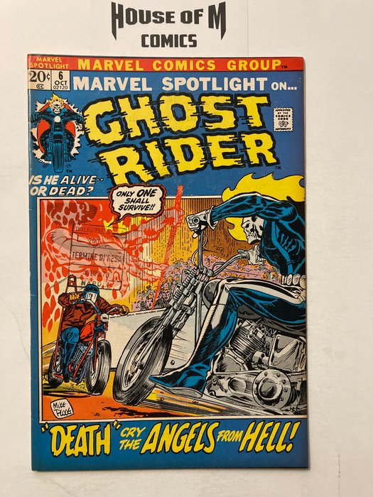 Preview of the first image of Marvel Spotlight # 6 Bronze Age Gem! With Mike Ploog Cover. - 2nd Appearance Ghost Rider. High Grad.