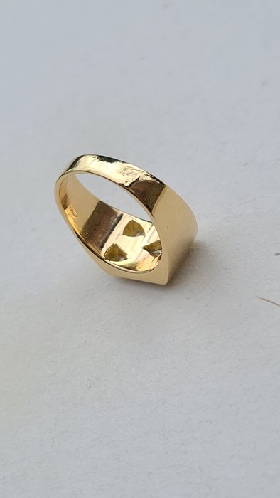Image 3 of 18 kt. Yellow gold - Ring - 0.70 ct Diamond - Diamonds