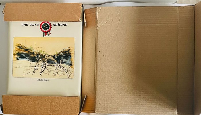 Image 2 of Books - "Mille Miglia - Una corsa italiana" con scatola in cartone - Abiemme - 1980-1990