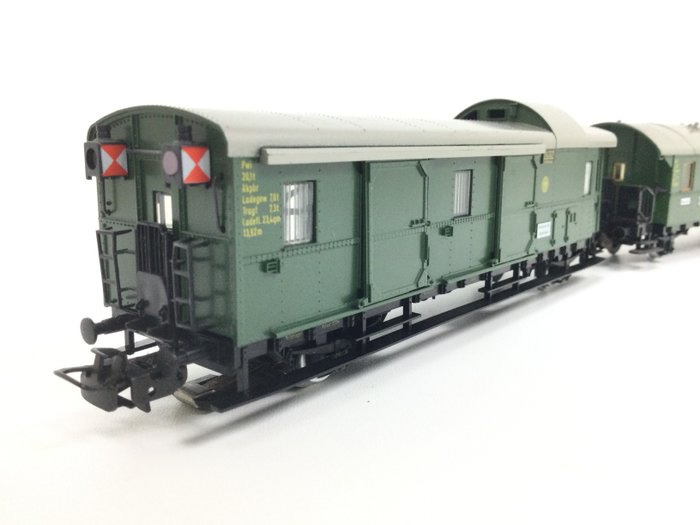 Image 2 of Märklin H0 - 4100/4101/4103 - Passenger carriage - 4 blunderbusses including baggage car (with rear