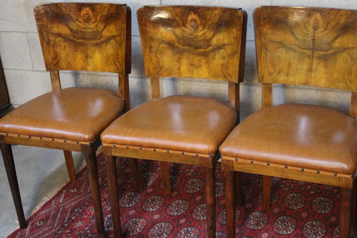 Image 3 of Italian Art Deco Chairs (4)