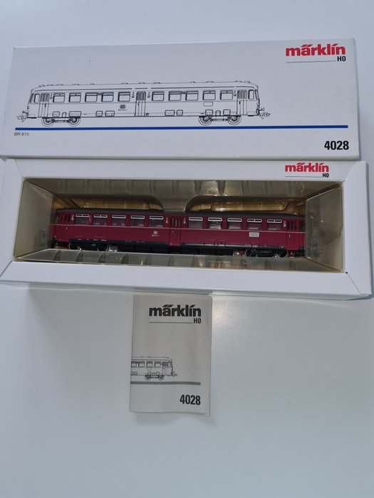 Preview of the first image of Märklin H0 - 4028 - Passenger carriage - Biking car BR 815 - DB.