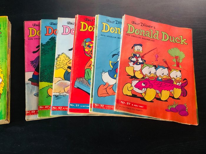 Image 3 of Donald Duck - Jaargang 1967 Compleet 52 nummers inc 35 en 36 - Stapled - First edition