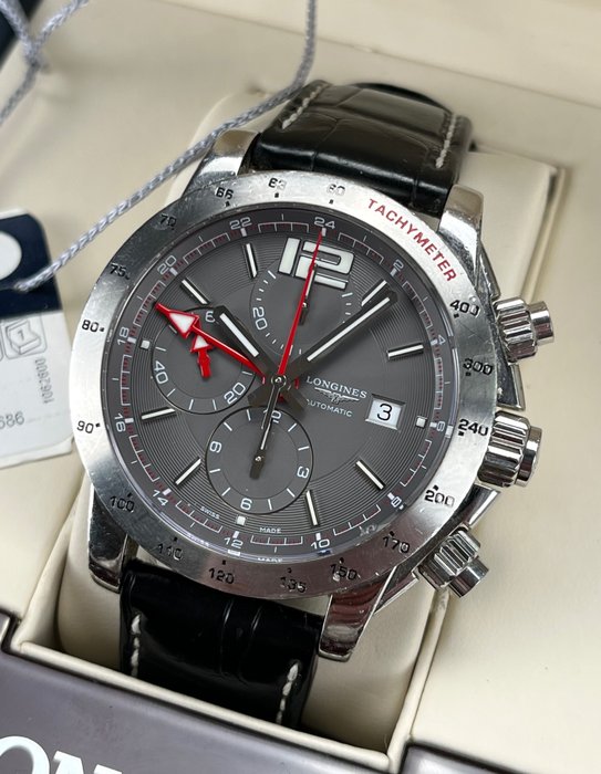 Preview of the first image of Longines - Admiral Chronograph GMT Automatic Date - L36704792 - Men - 2011-present.