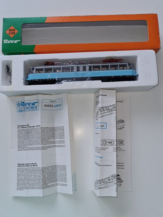 Preview of the first image of Roco H0 - 43930 - Railcar - Glass train - DB.