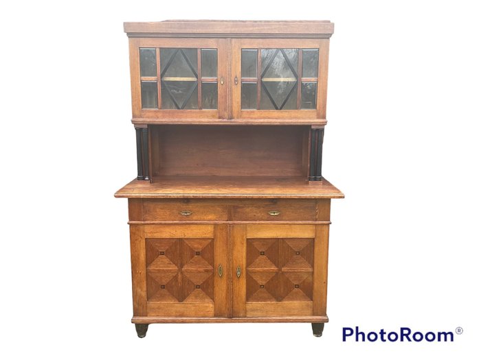 Image 2 of Art deco oak dresser - cabinet