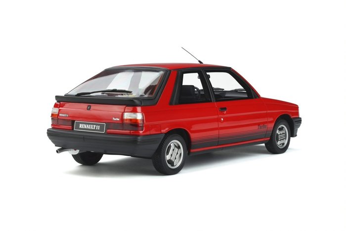 Image 3 of Otto Mobile - 1:18 - Renault 11 Turbo - 1985 - Rood