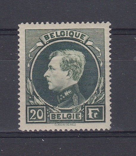 Preview of the first image of Belgium 1930 - Montenez - OBP : 290B donkergroen.