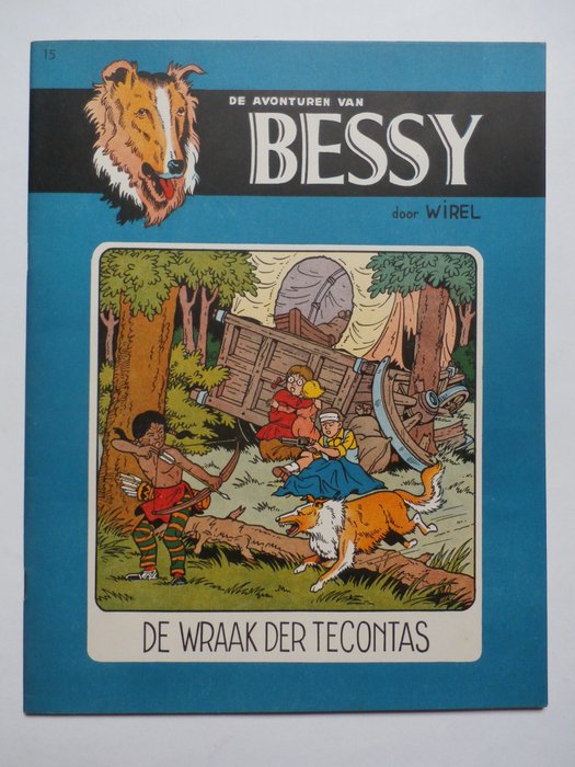 Preview of the first image of Bessy 15 - De wraak der Tecontas - Stapled - First edition - (1957).