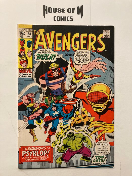 Image 2 of Avengers # 88, 89, 90 & 91 Very Early Bronze Age Gems! - Start of the Kree-Skrull War! Featuring Ca