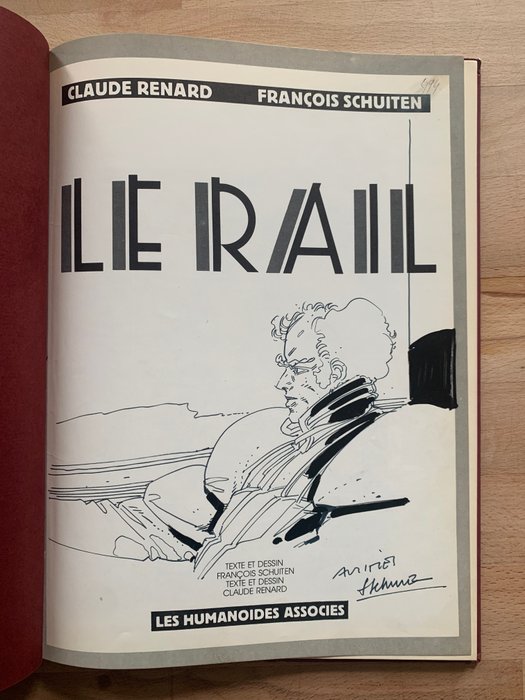 Preview of the first image of Le Rail + dédicace - C - First edition - (1982).