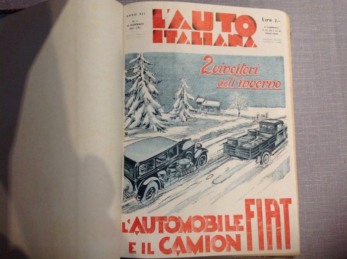 Image 2 of Books - L'Auto Italiana.dal 10 Gennaio 1931 al 30 Aprile 1931. - L'Auto Italiana - 1930-1940