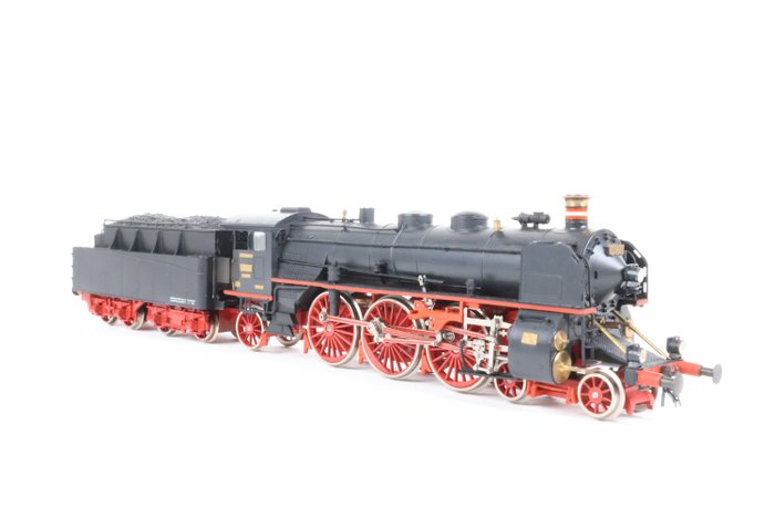 Preview of the first image of Liliput H0 - 4002 - Steam locomotive with tender - 18.4 (brass plates) - DRG.