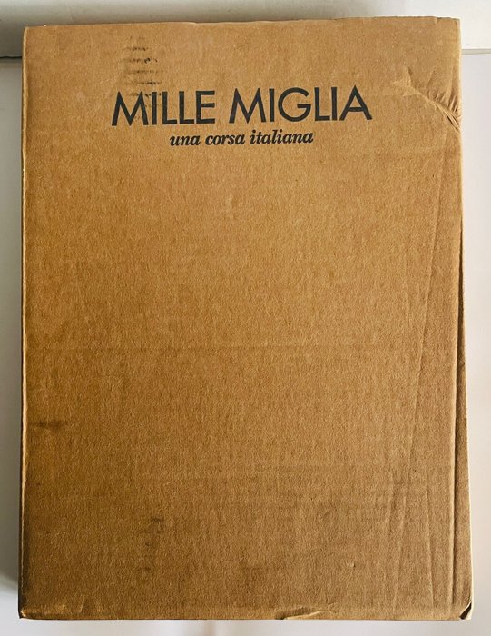 Image 3 of Books - "Mille Miglia - Una corsa italiana" con scatola in cartone - Abiemme - 1980-1990