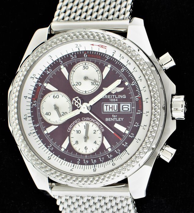 Preview of the first image of Breitling - for Bentley GT - Chronograph - COSC Chronometer - Ref. No: A13362 - Men - 2007.