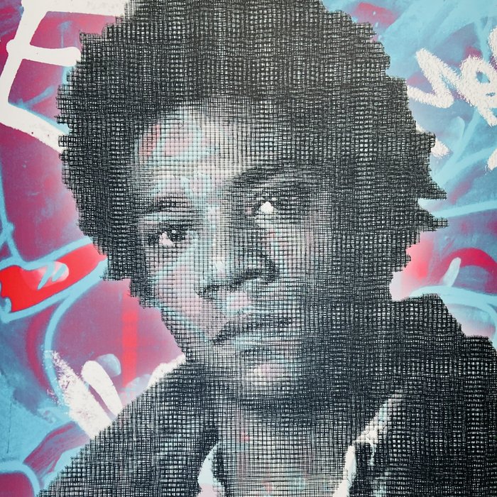 Preview of the first image of AIIROH (1987) x COLLELL (1968) - "Jean-Michel Basquiat".