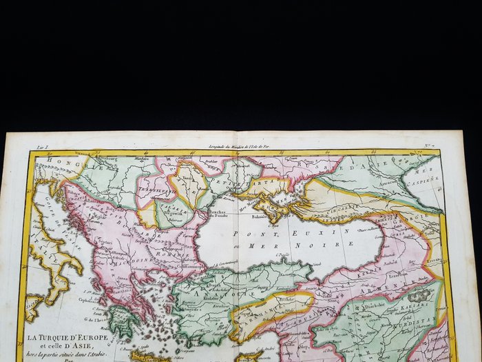 Image 3 of Turkey, Turkey in Europe & Asie, Greece, Balkans, Armenia, Ukraine, Cyprus; Rigobert Bonne - Turqui