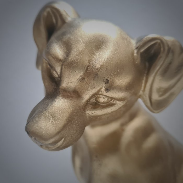 Image 3 of Rochard - Sculpture, Art Deco young dog