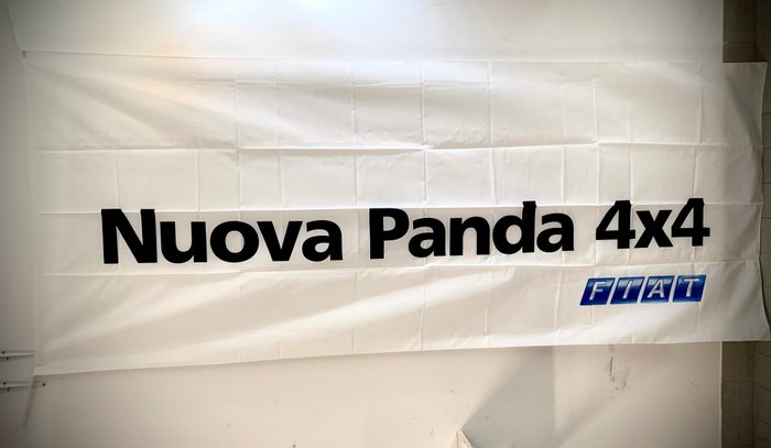 Preview of the first image of Sign - Bandiera Fiat Panda 4x4 250cm - Fiat - After 2000.