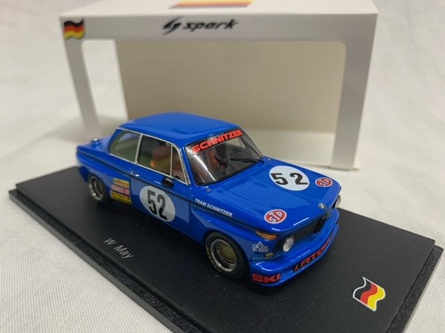 Image 3 of Spark - 1:43 - BMW 2002 No. 52 DRM 1974 - Driver: W.May - Limited 500 pcs.